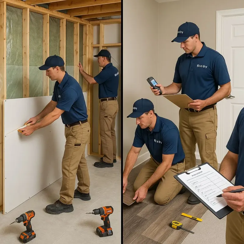 Repairs and Reconstruction process in Pembroke, VA